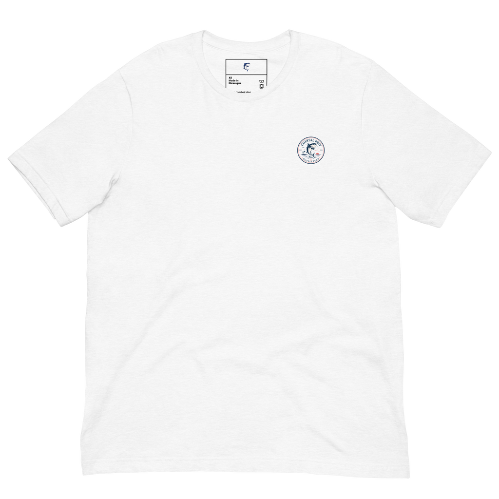Coastal Prep Outfitters “Bow Tie Tuna Sunset Jump" Unisex tee
