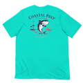 Coastal Prep Outfitters “Bow Tie Tuna Sunset Jump" Unisex tee