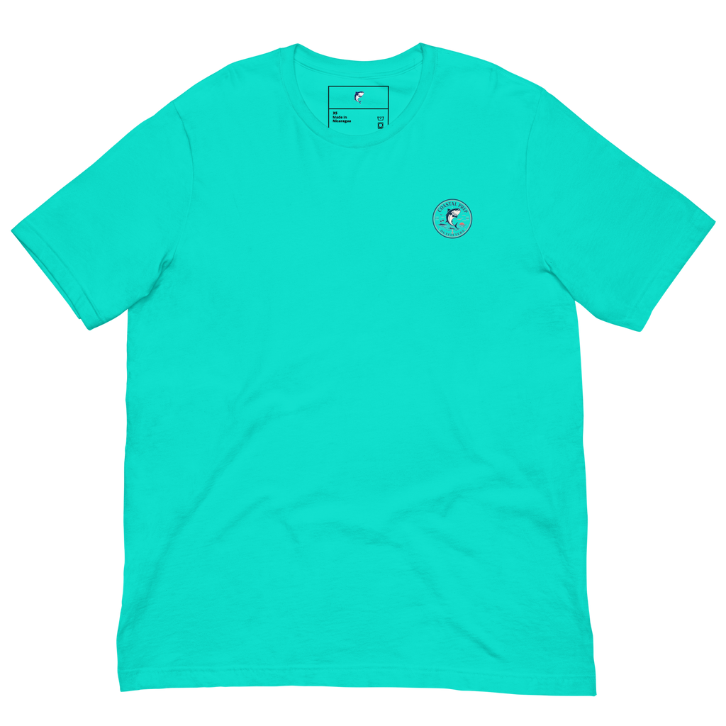 Coastal Prep Outfitters “Bow Tie Tuna Sunset Jump" Unisex tee