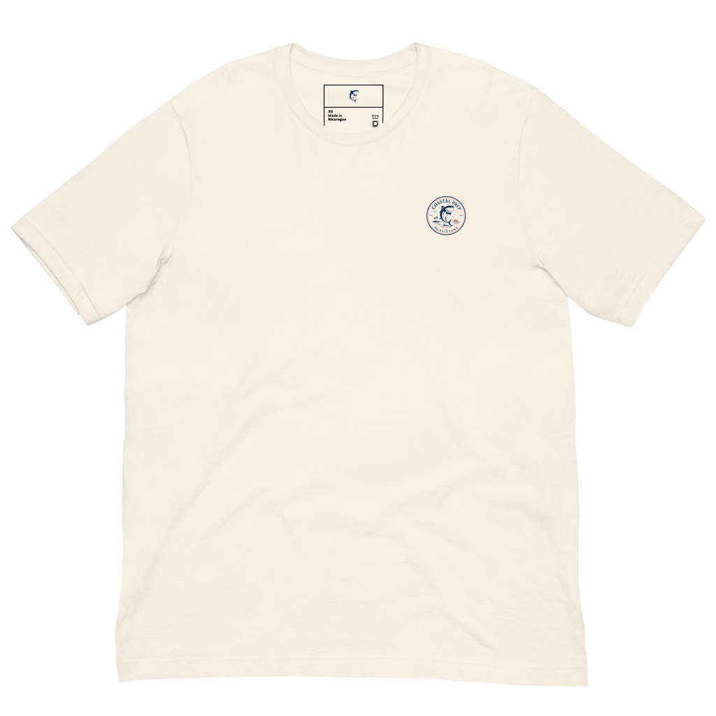 Coastal Prep Outfitters “Bow Tie Tuna Sunset Jump" Unisex tee