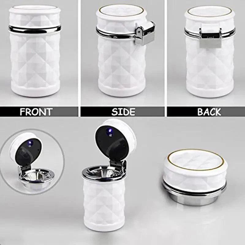 Universal LED Light Car Ashtray Cigarette Holder Car Accessories Portable Luxurious Design Ashtrays For Cars