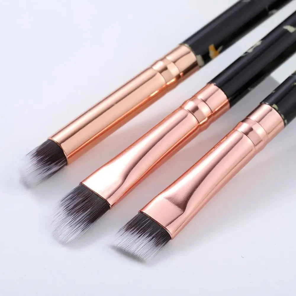 Vintage Style 5/10/15Pcs Makeup Brushes Set Powder Eye Shadow Foundation Blush Blending Make Up Brush Beauty Cosmetic Kit Tools