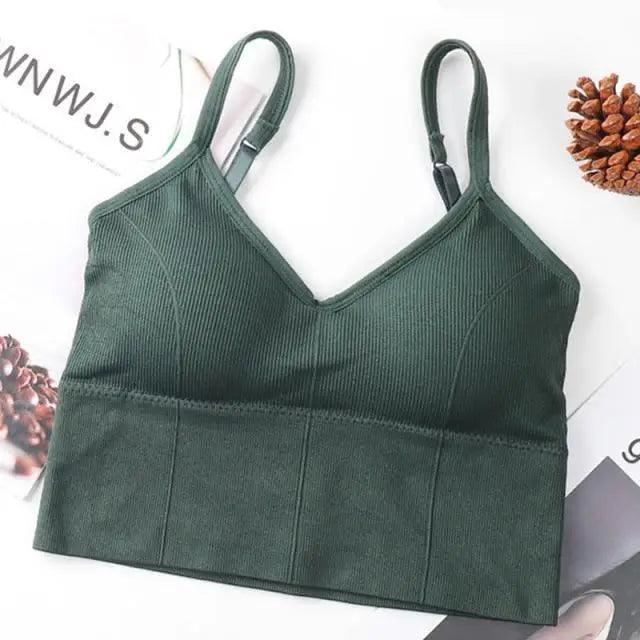 Women Sports Bra Sexy Brathable Sports Top Yoga Bra Push Up Top Female Gym Fitness Sports Underwear Female Seamless bra