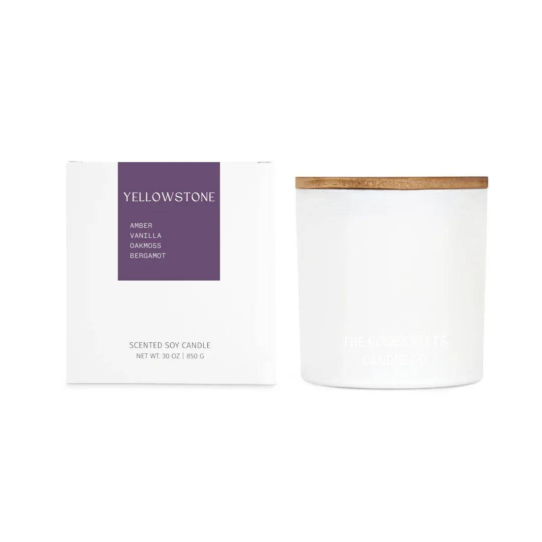 Yellowstone 3 Wick Candle with Natural Scents