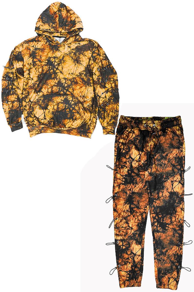Comfortable Toggle Dye Hoodie Set for Everyday Wear