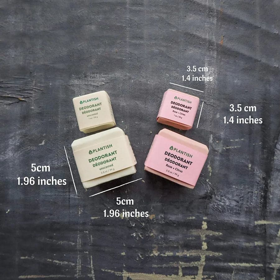 Zero Waste Deodorant Bar - Unscented - Lifestyle Haven