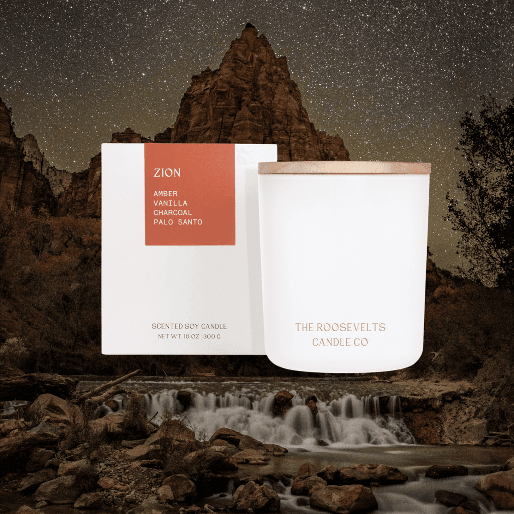 Zion Candle - Palo Santo, Vanilla, Amber, Clove Blend