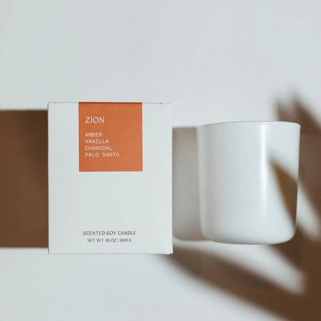 Zion Candle - Palo Santo, Vanilla, Amber, Clove Blend