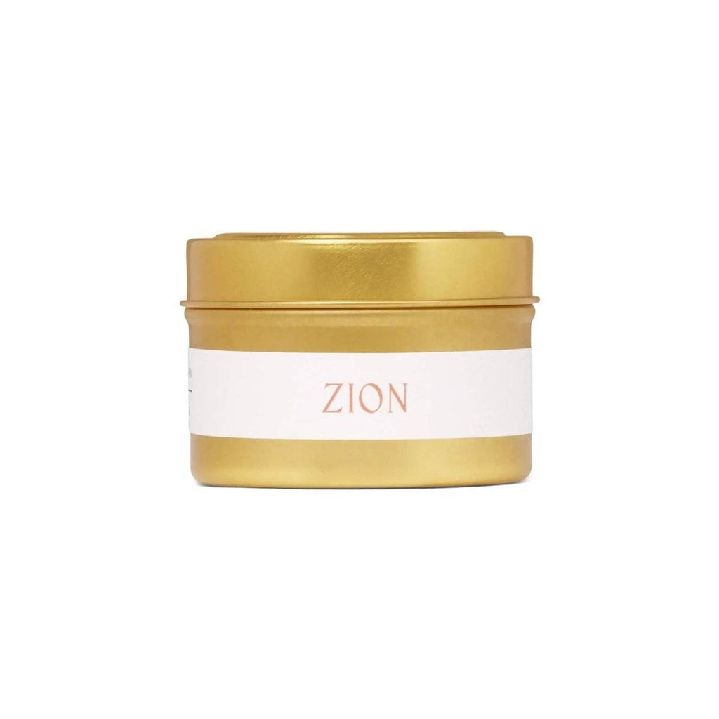 Zion Travel Candle with soothing scents and aroma