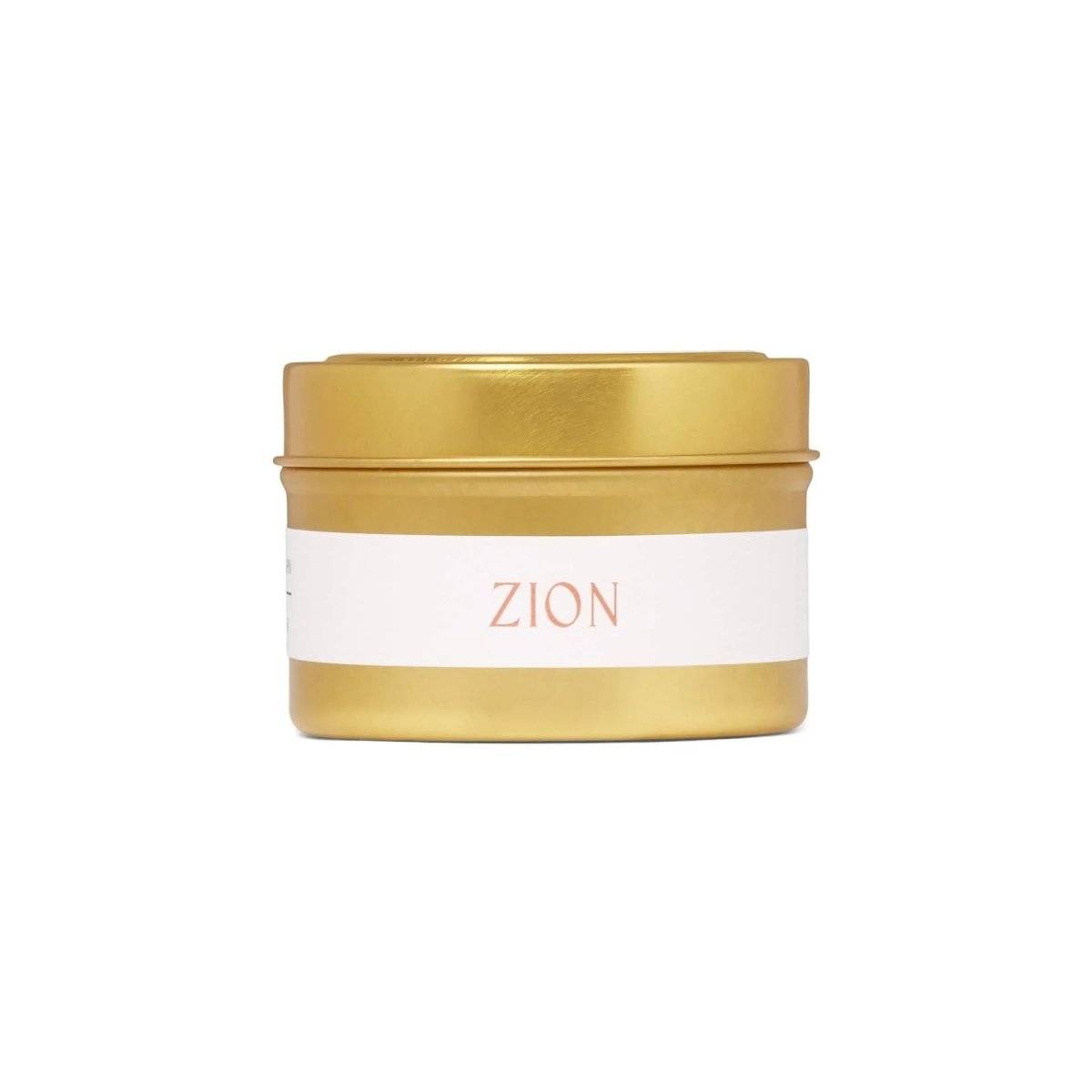 Zion Travel Candle with soothing scents and aroma